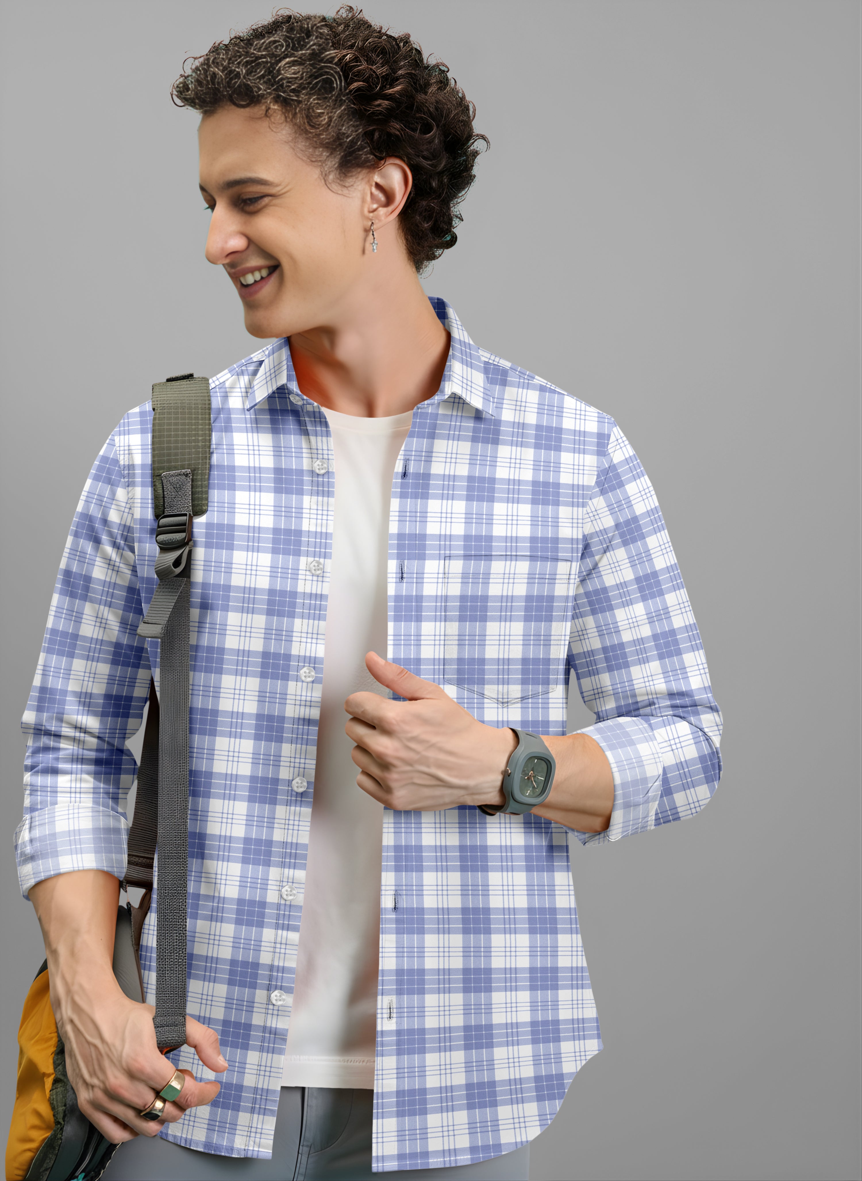 VDLooks Men’s Regular Fit Cotton Blend Full Sleeve Shirt for Smart Everyday Wear