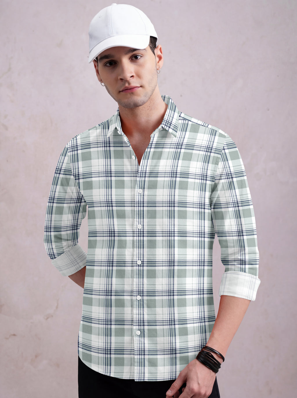 VDLooks Men’s Regular Fit Cotton Blend Full Sleeve Shirt for Everyday Wear