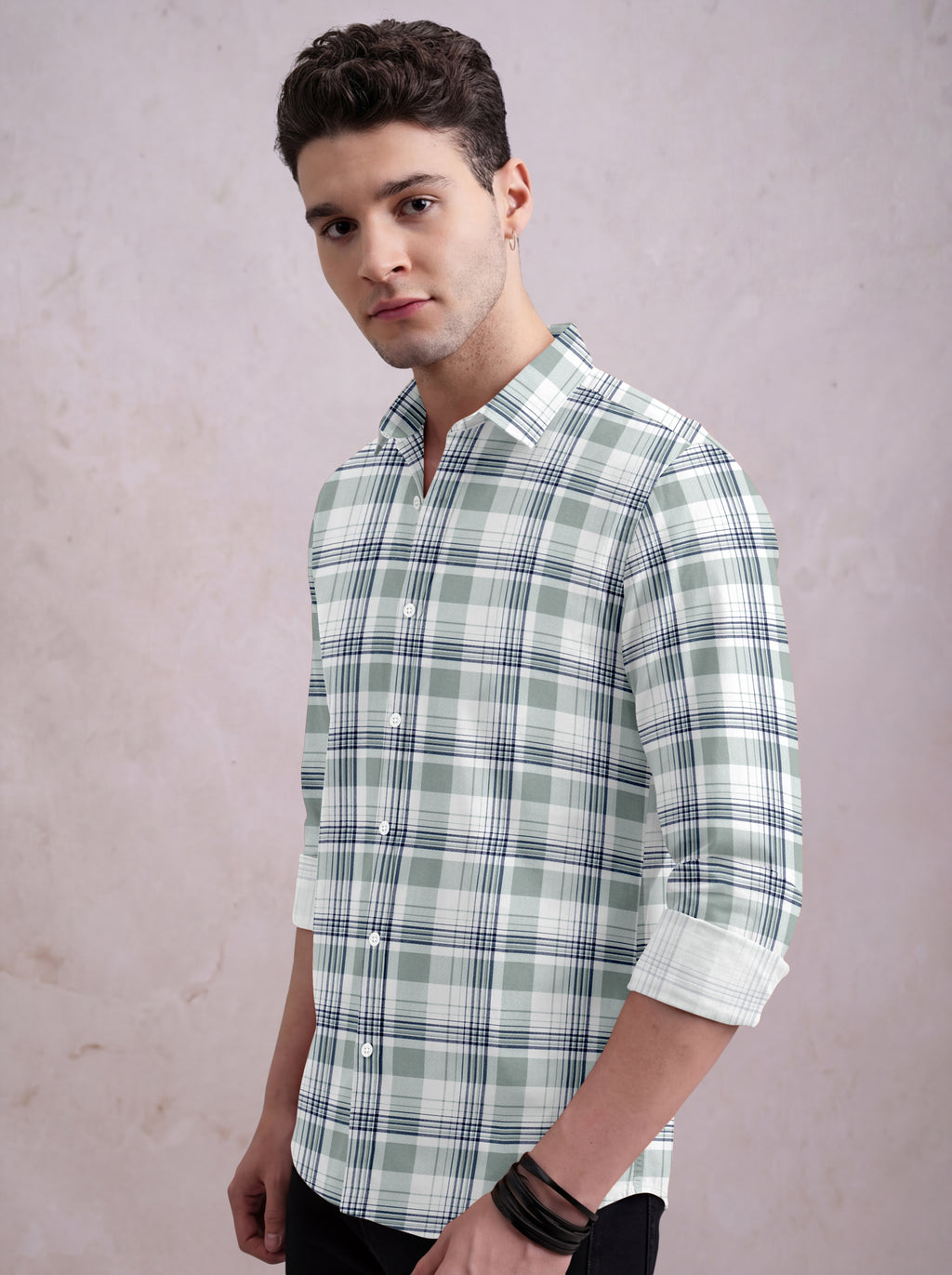 VDLooks Men’s Regular Fit Cotton Blend Full Sleeve Shirt for Everyday Wear