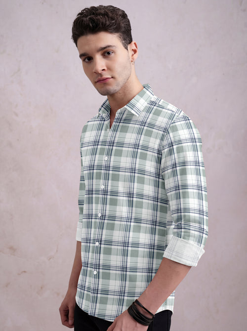 VDLooks Men’s Regular Fit Cotton Blend Full Sleeve Shirt for Everyday Wear