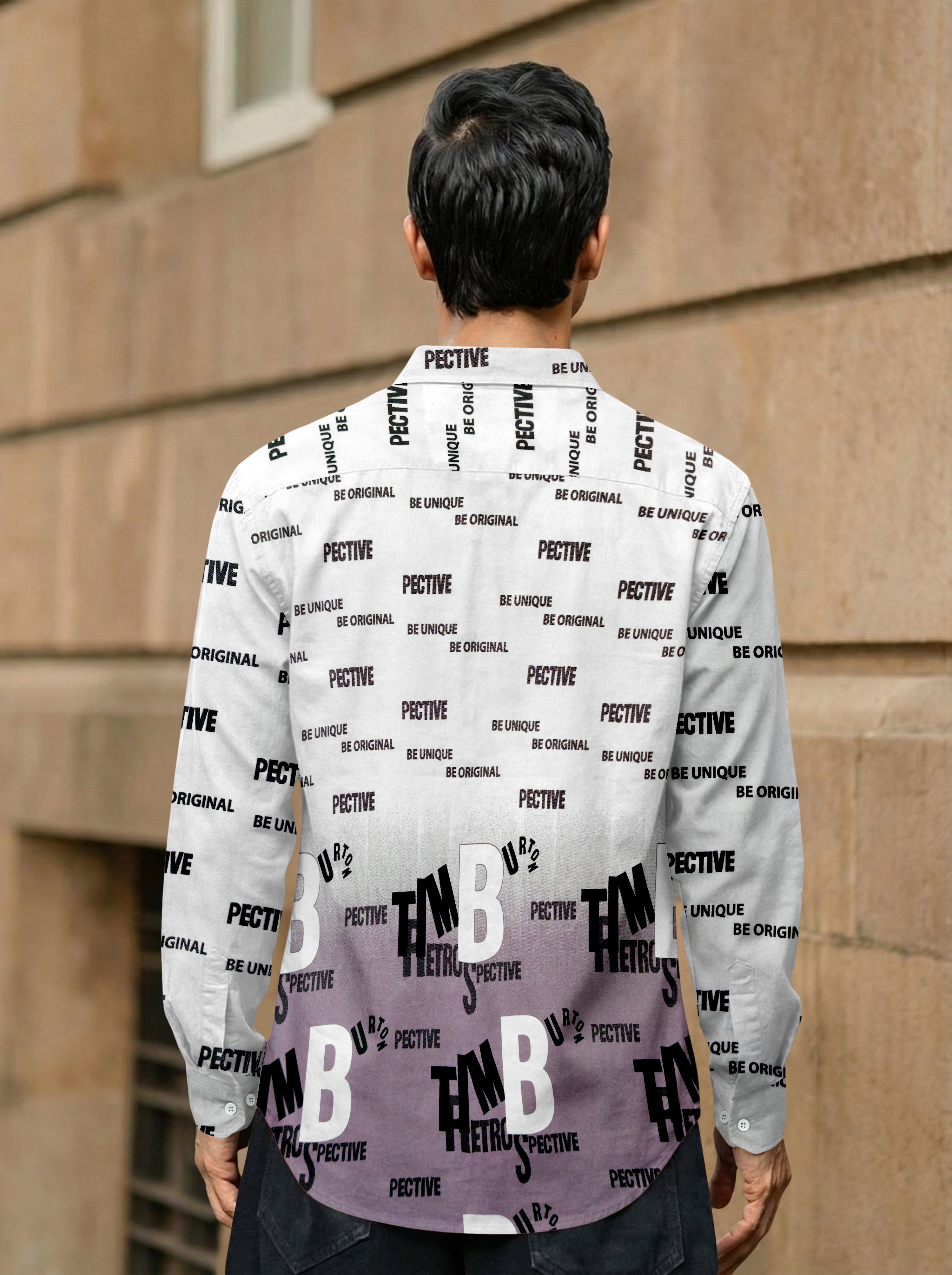 VDLooks Men’s Regular Fit Cotton Blend Full Sleeve Graphic Shirt