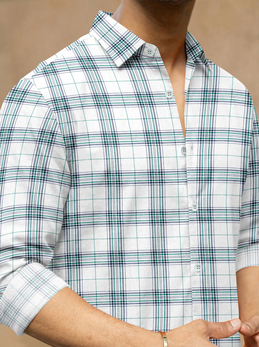 VDLooks Men’s Regular Fit Premium Cotton Shirt – Modern Printed Style for Everyday Wear