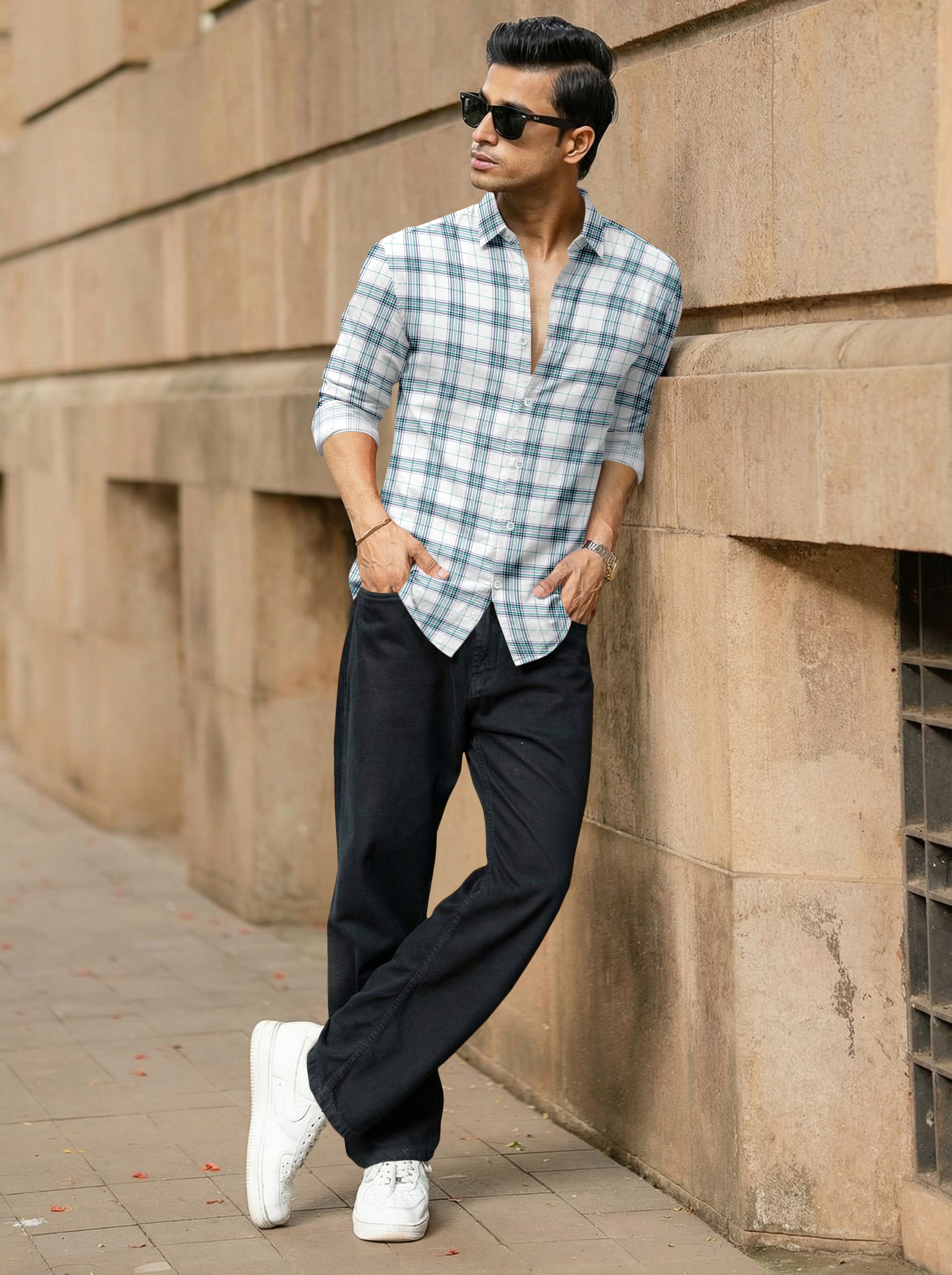 VDLooks Men’s Regular Fit Premium Cotton Shirt – Modern Printed Style for Everyday Wear