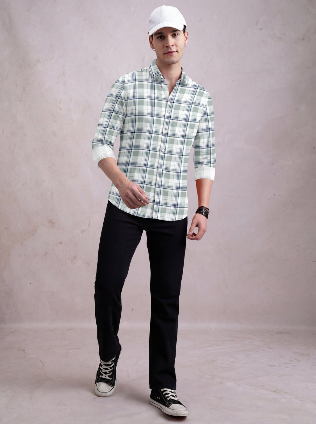 VDLooks Men’s Regular Fit Cotton Blend Full Sleeve Shirt for Everyday Wear