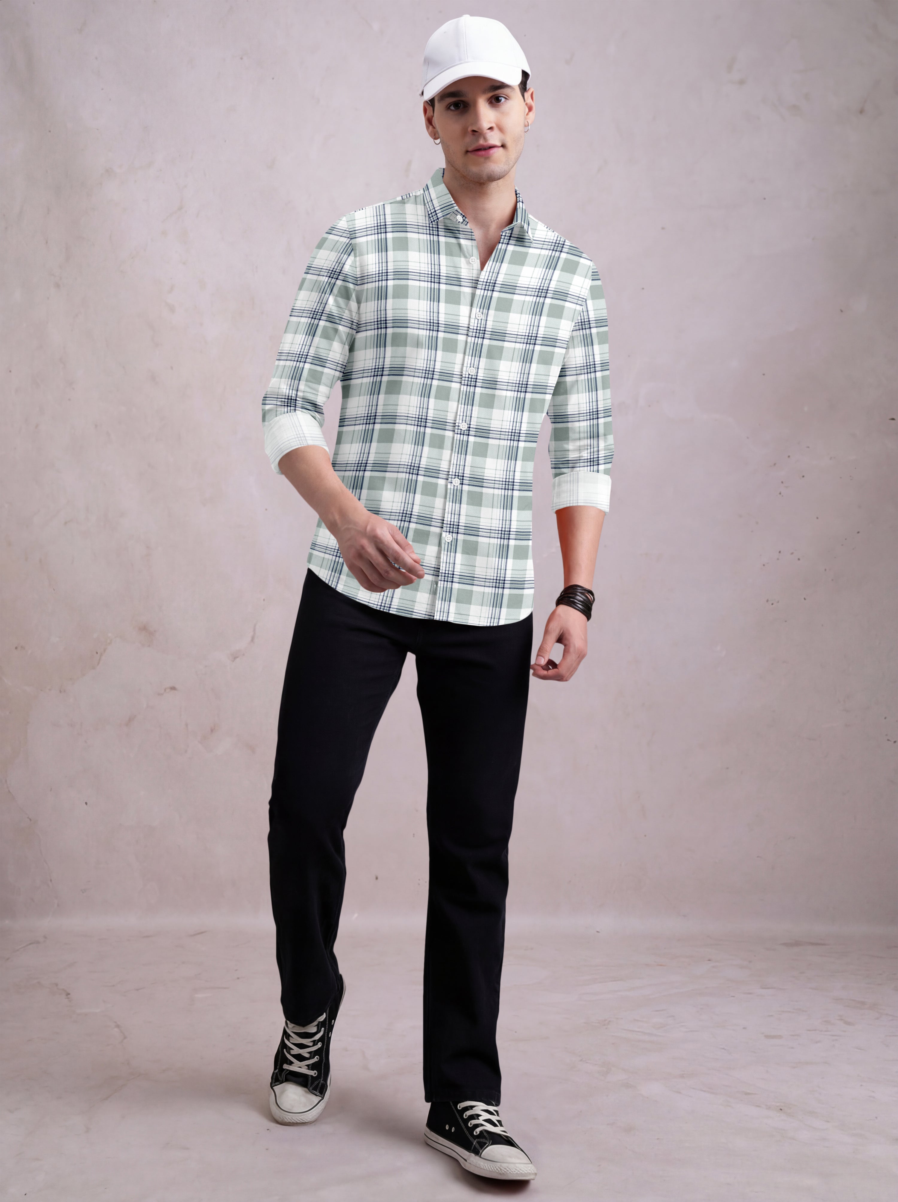 VDLooks Men’s Regular Fit Cotton Blend Full Sleeve Shirt for Everyday Wear