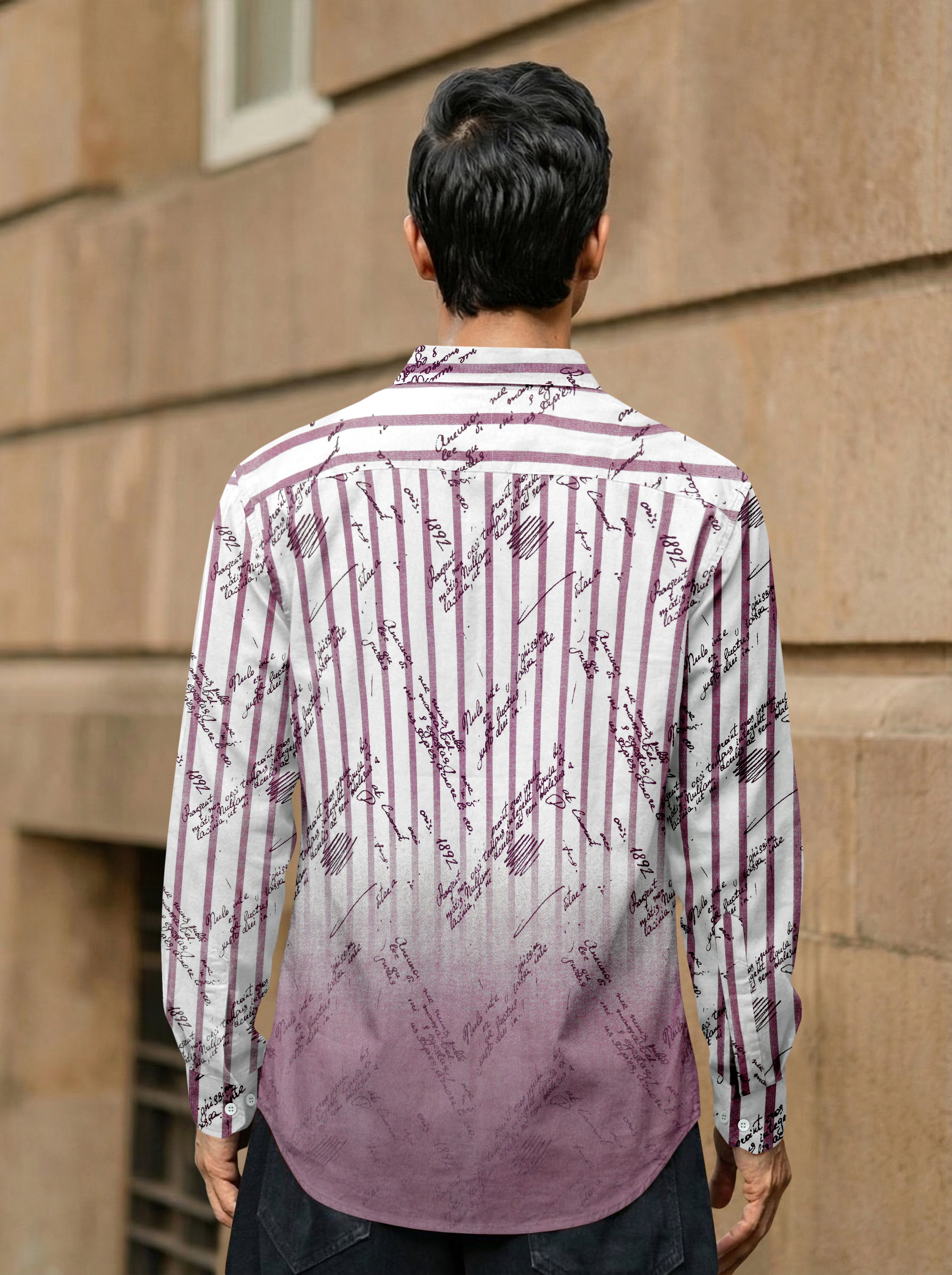 VDLooks Men’s Regular Fit Premium Cotton Shirt – Modern Printed Style for Everyday Wear