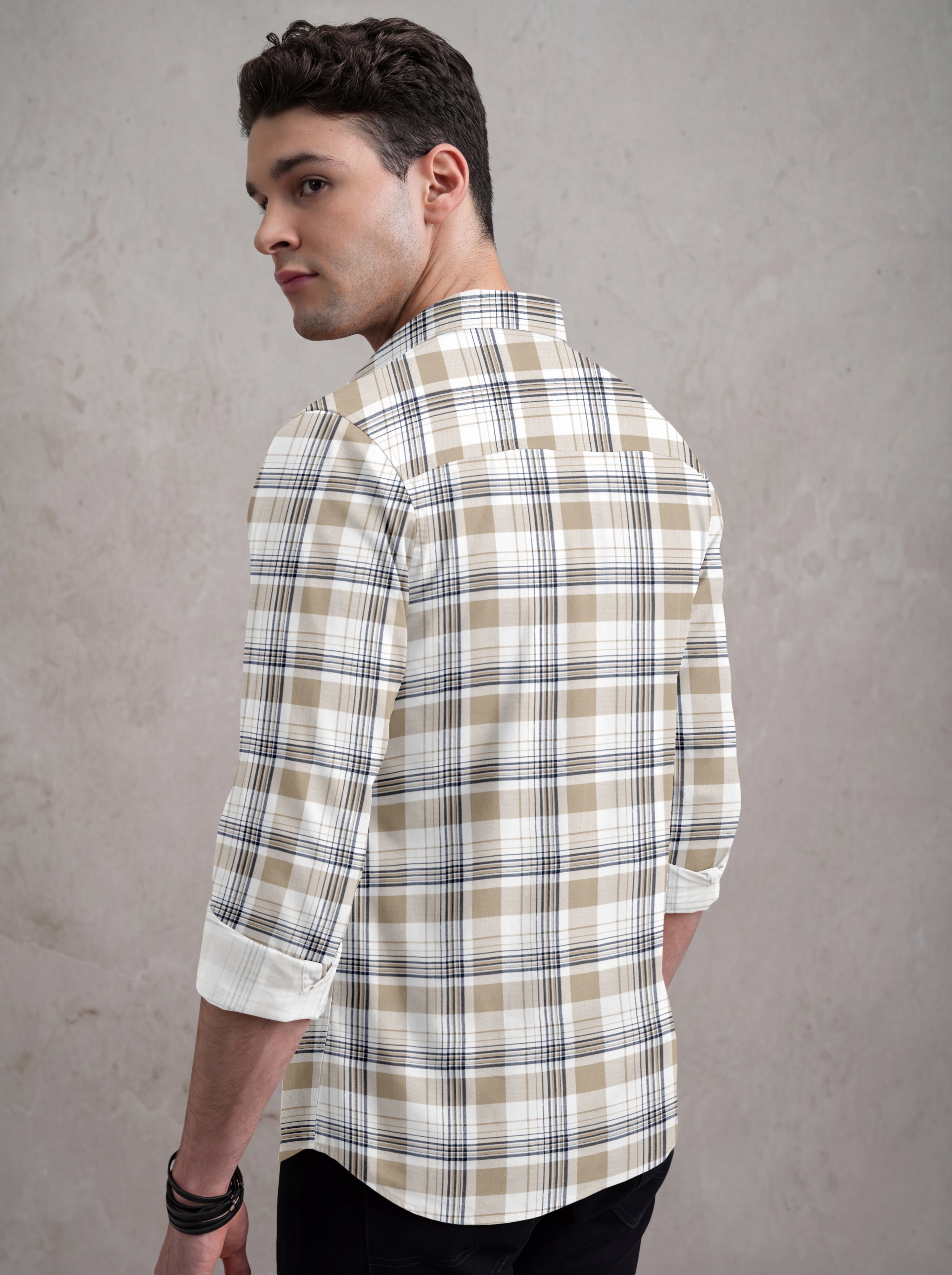 VDLooks Men’s Regular Fit Cotton Blend Full Sleeve Shirt for Everyday Wear