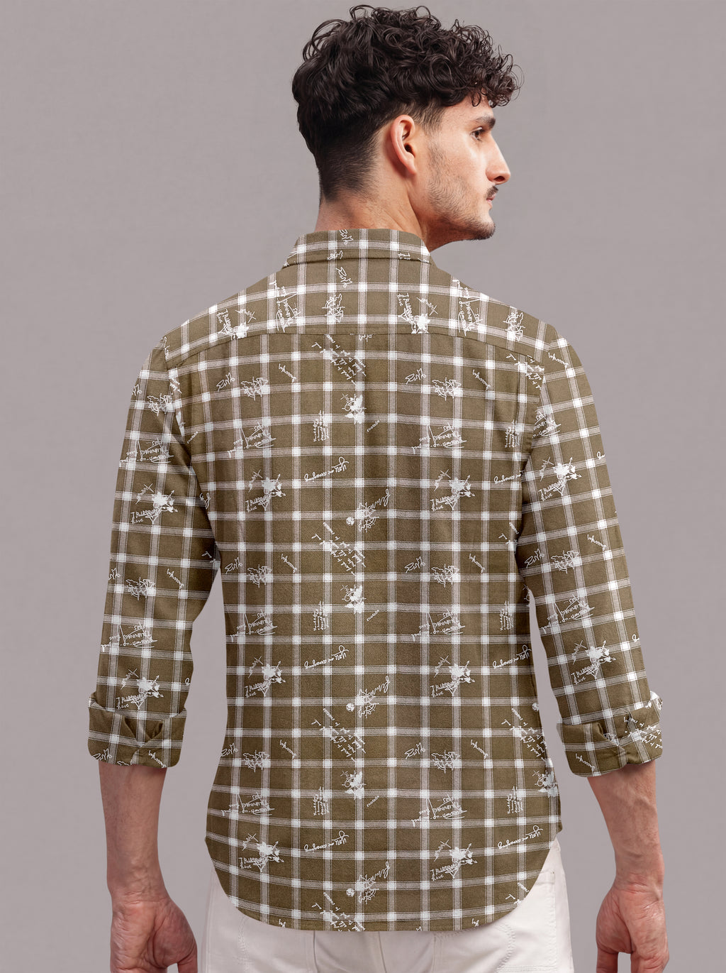 VDLooks Men’s Regular Fit Premium Cotton Shirt – Modern Printed Design for Smart Everyday Style