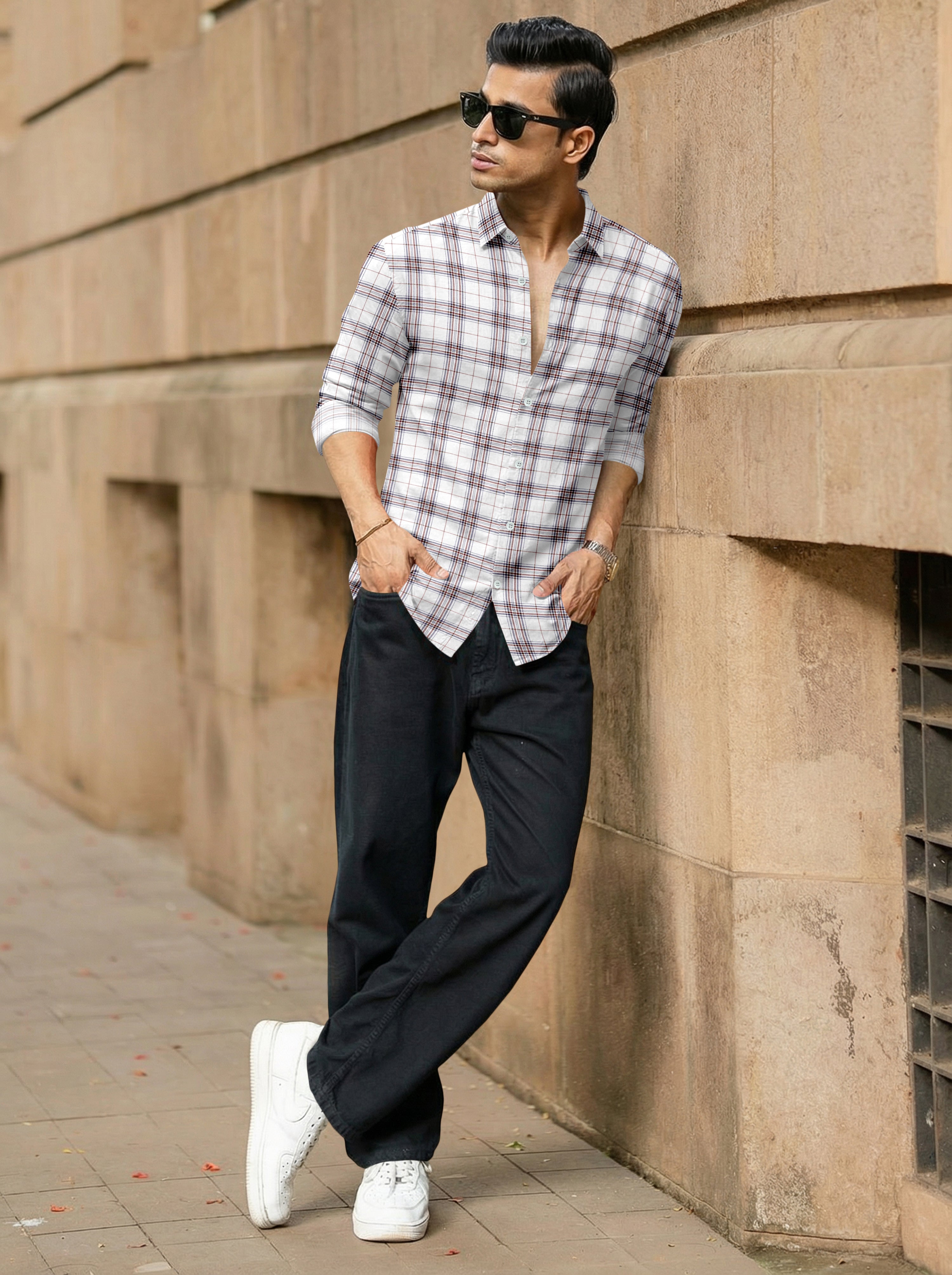 VDLooks Men’s Regular Fit Premium Cotton Shirt – Modern Printed Style for Everyday Wear