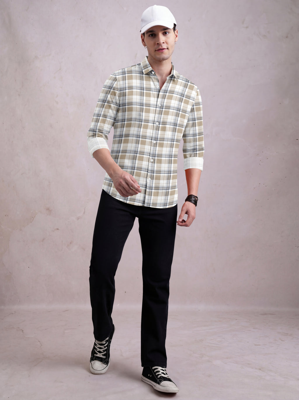 VDLooks Men’s Regular Fit Cotton Blend Full Sleeve Shirt for Everyday Wear