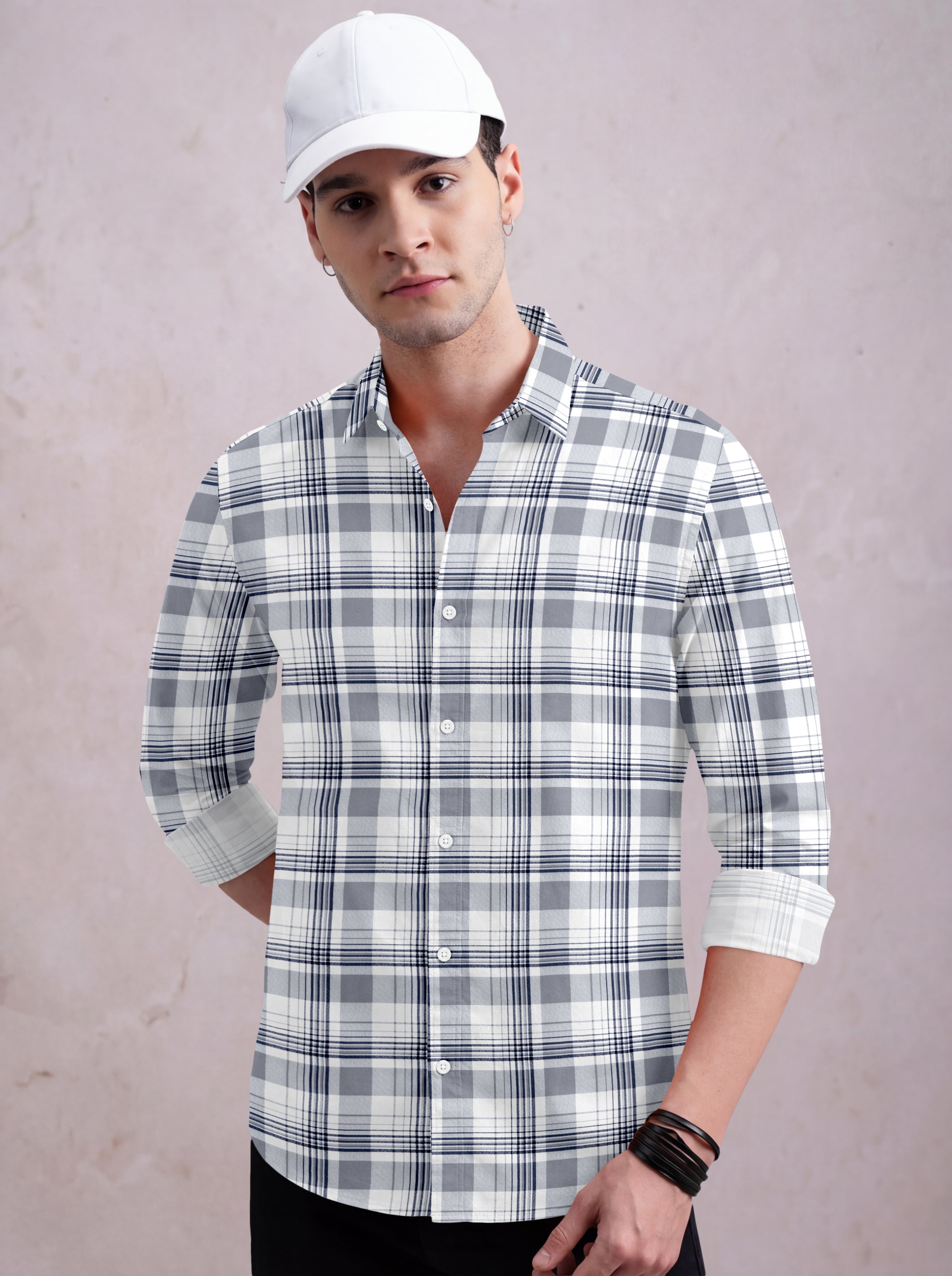 VDLooks Men’s Regular Fit Cotton Blend Full Sleeve Shirt for Everyday Wear