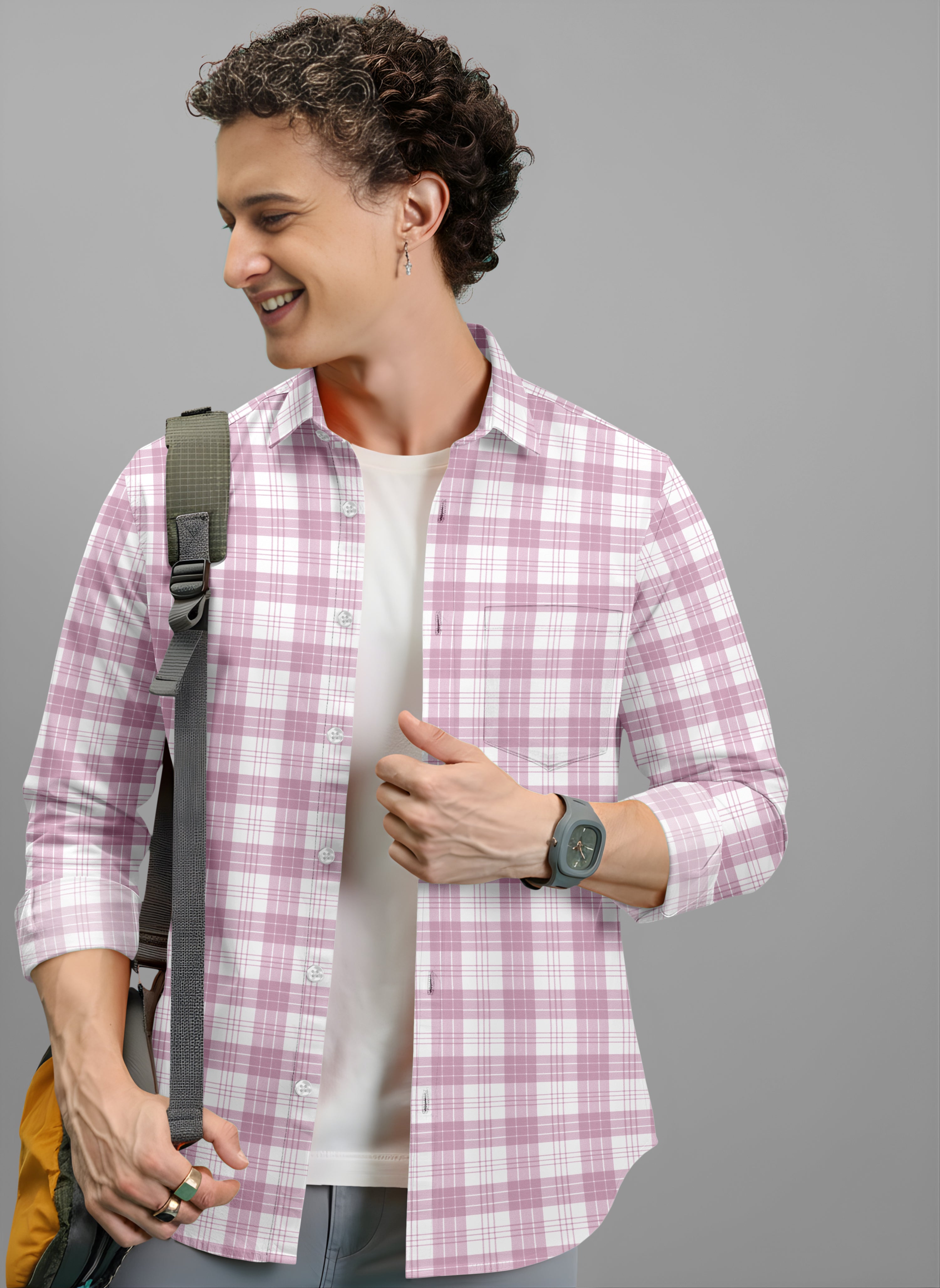 VDLooks Men’s Regular Fit Cotton Blend Full Sleeve Shirt for Smart Everyday Wear