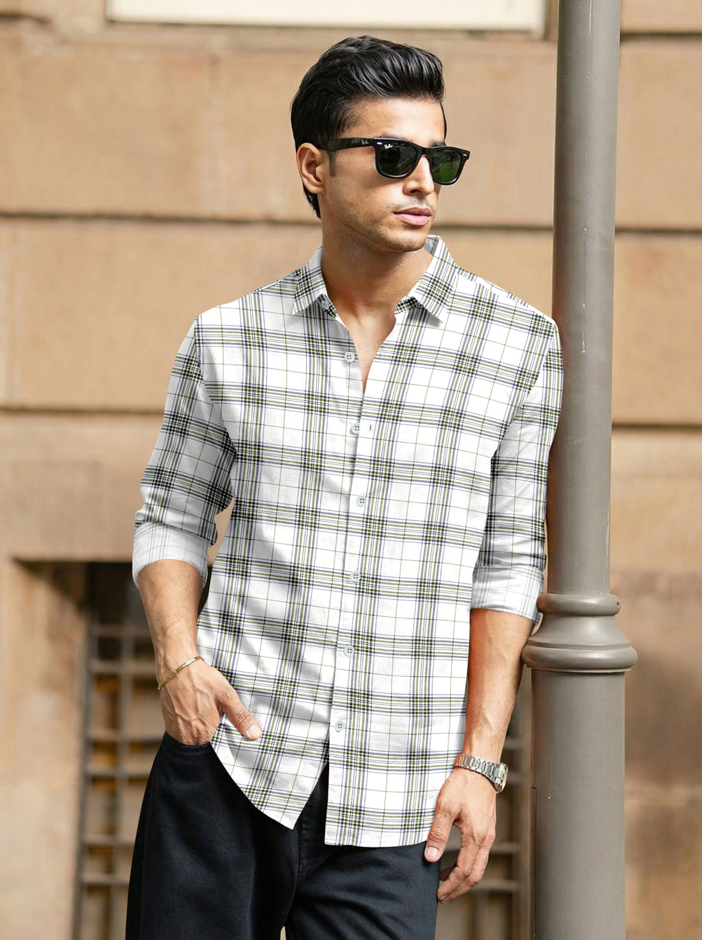 VDLooks Men’s Regular Fit Premium Cotton Shirt – Modern Printed Style for Everyday Wear