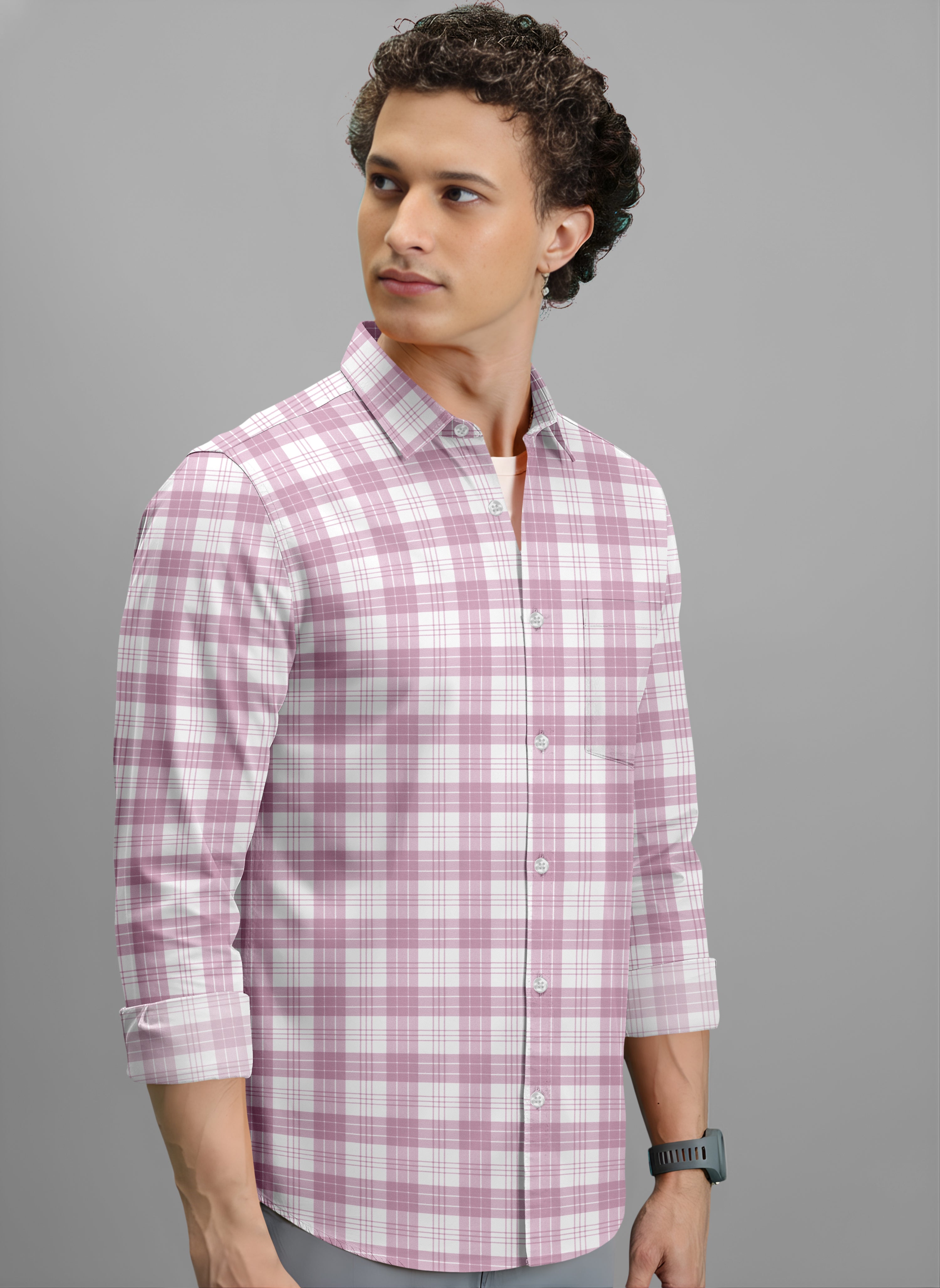 VDLooks Men’s Regular Fit Cotton Blend Full Sleeve Shirt for Smart Everyday Wear