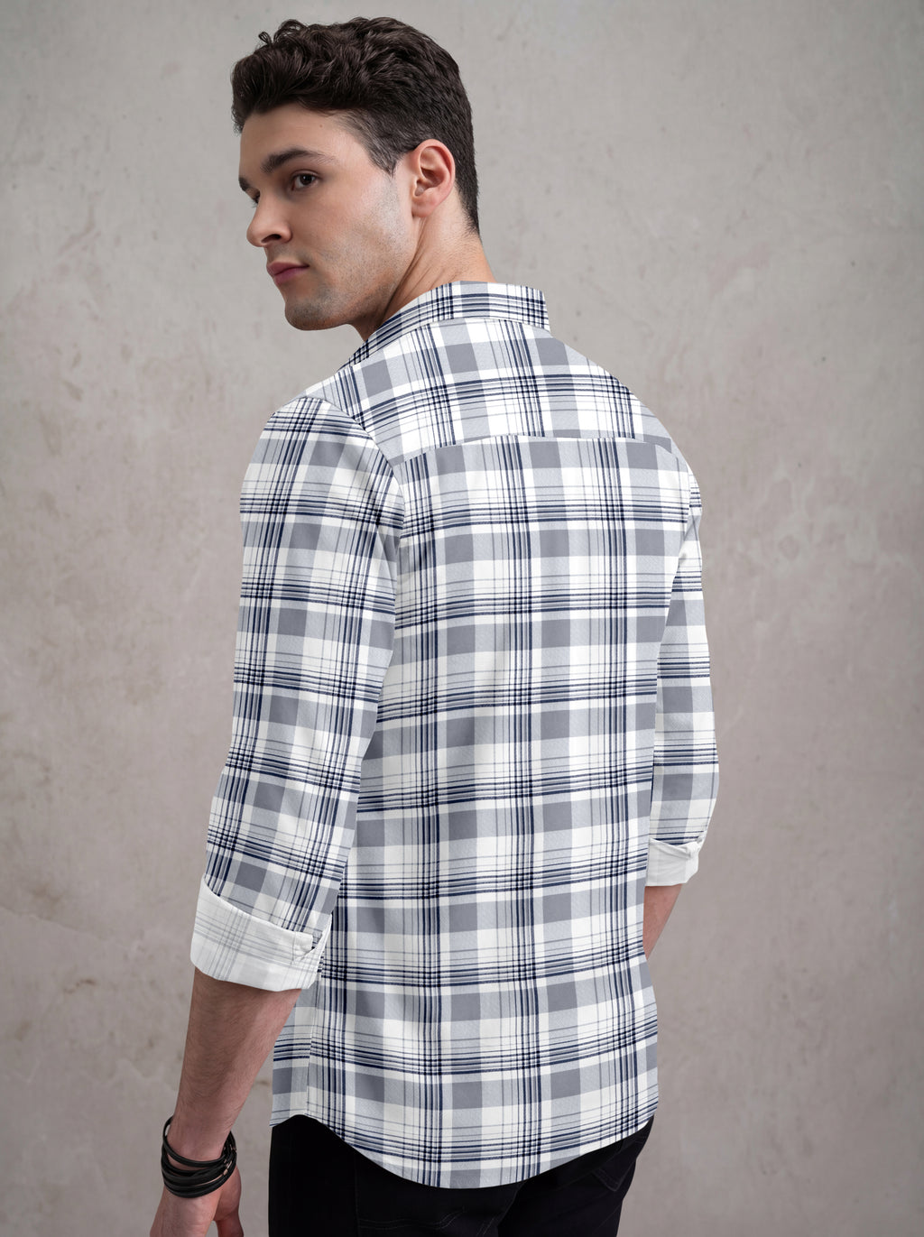 VDLooks Men’s Regular Fit Cotton Blend Full Sleeve Shirt for Everyday Wear