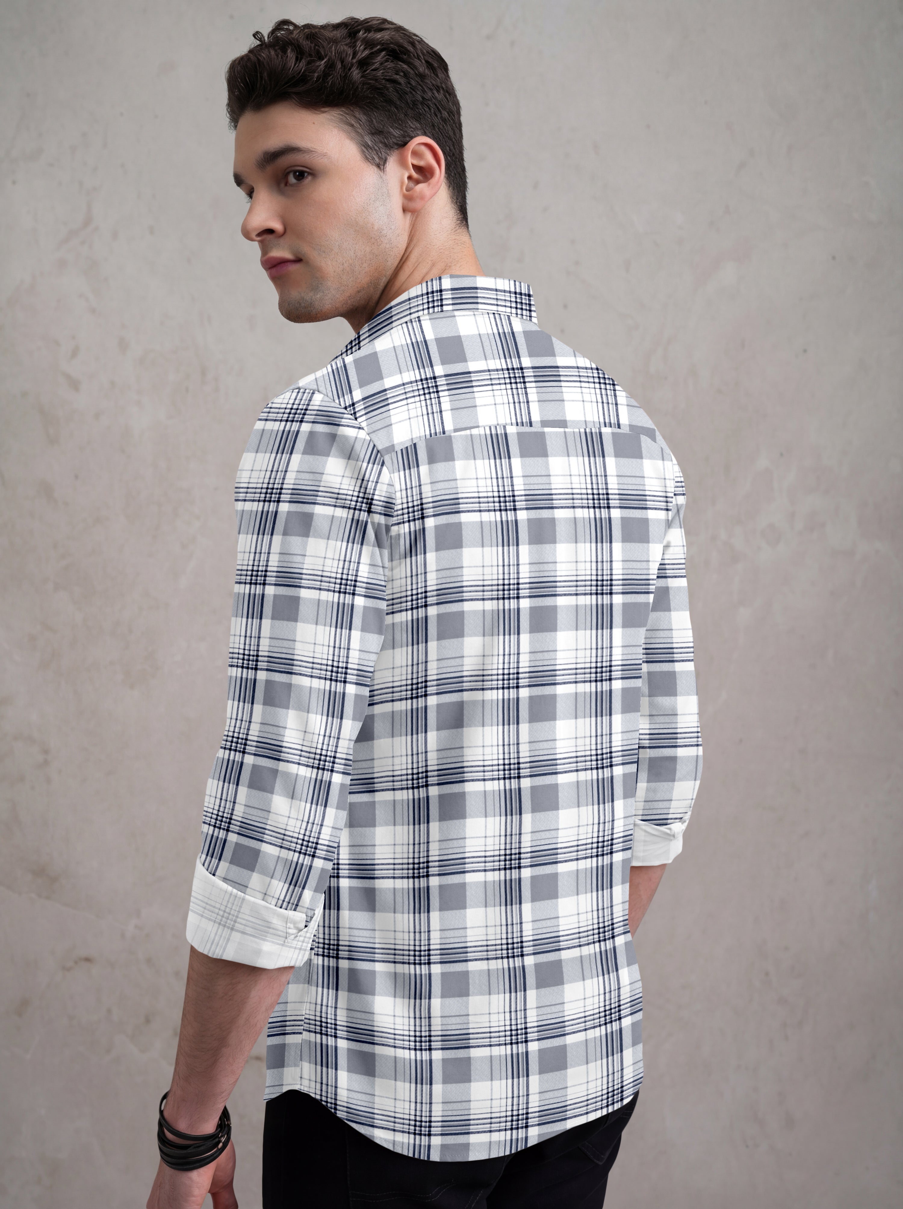 VDLooks Men’s Regular Fit Cotton Blend Full Sleeve Shirt for Everyday Wear