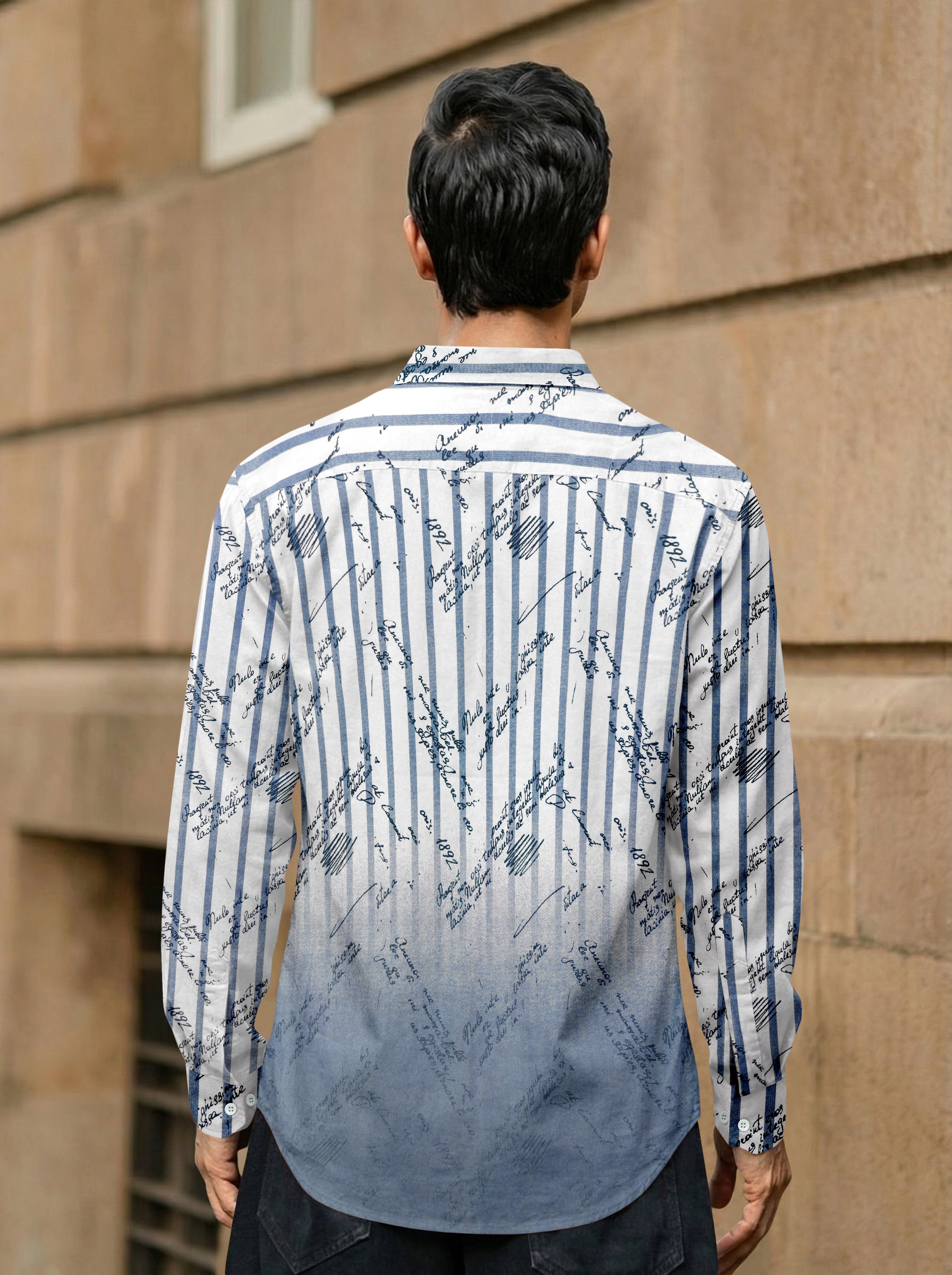 VDLooks Men’s Regular Fit Premium Cotton Shirt – Modern Printed Style for Everyday Wear