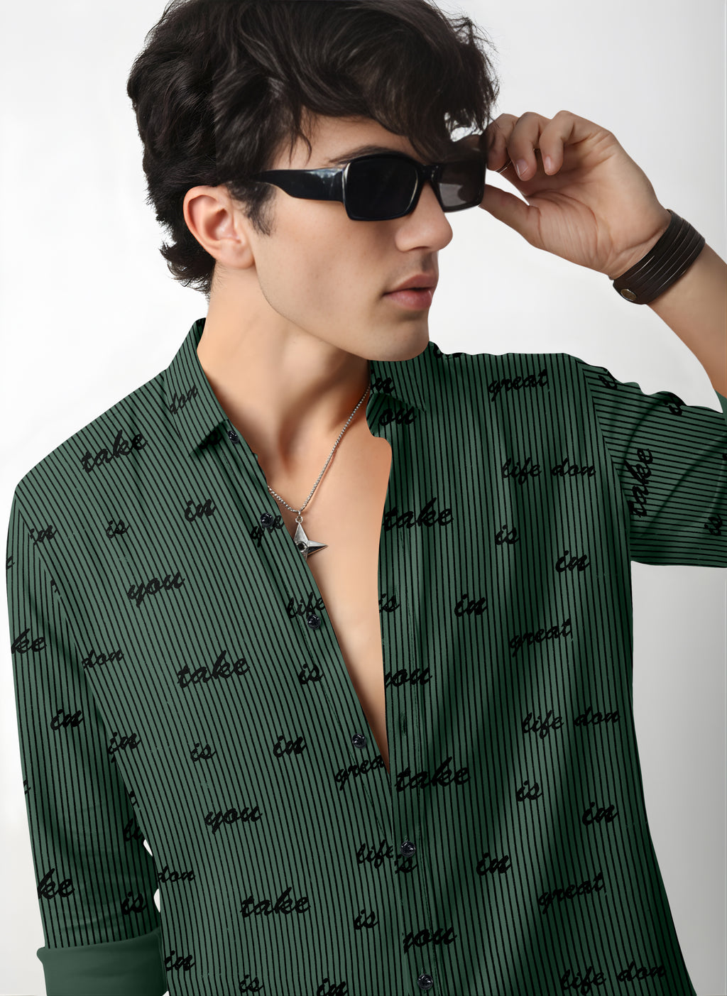 VDLooks Men’s Regular Fit Cotton Blend Full Sleeve Shirt with Modern Styling