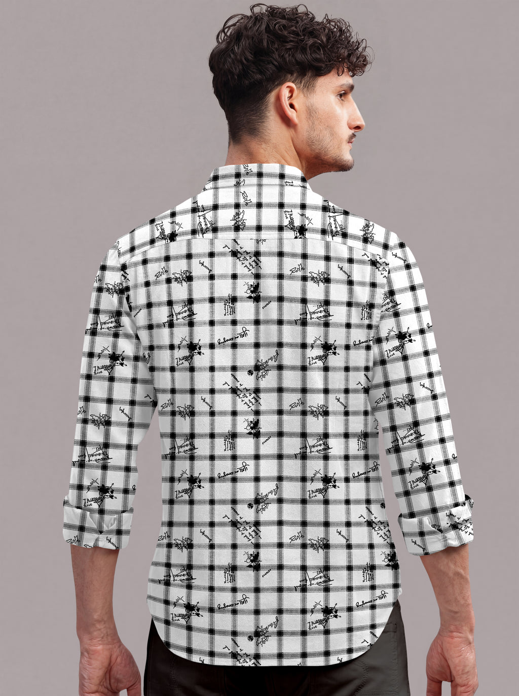 VDLooks Men’s Regular Fit Premium Cotton Shirt – Modern Printed Design for Smart Everyday Style