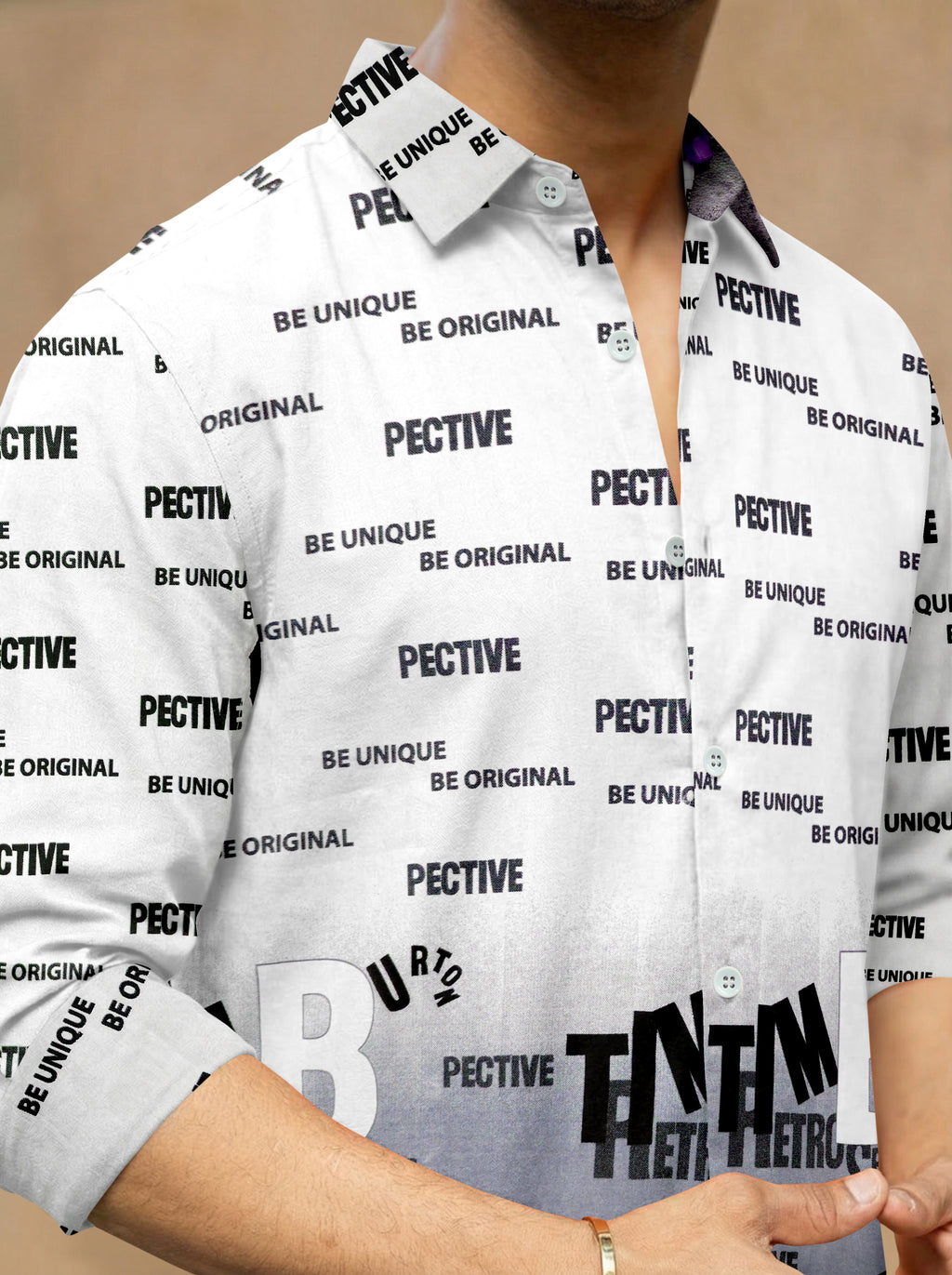 VDLooks Men’s Regular Fit Cotton Blend Full Sleeve Graphic Shirt