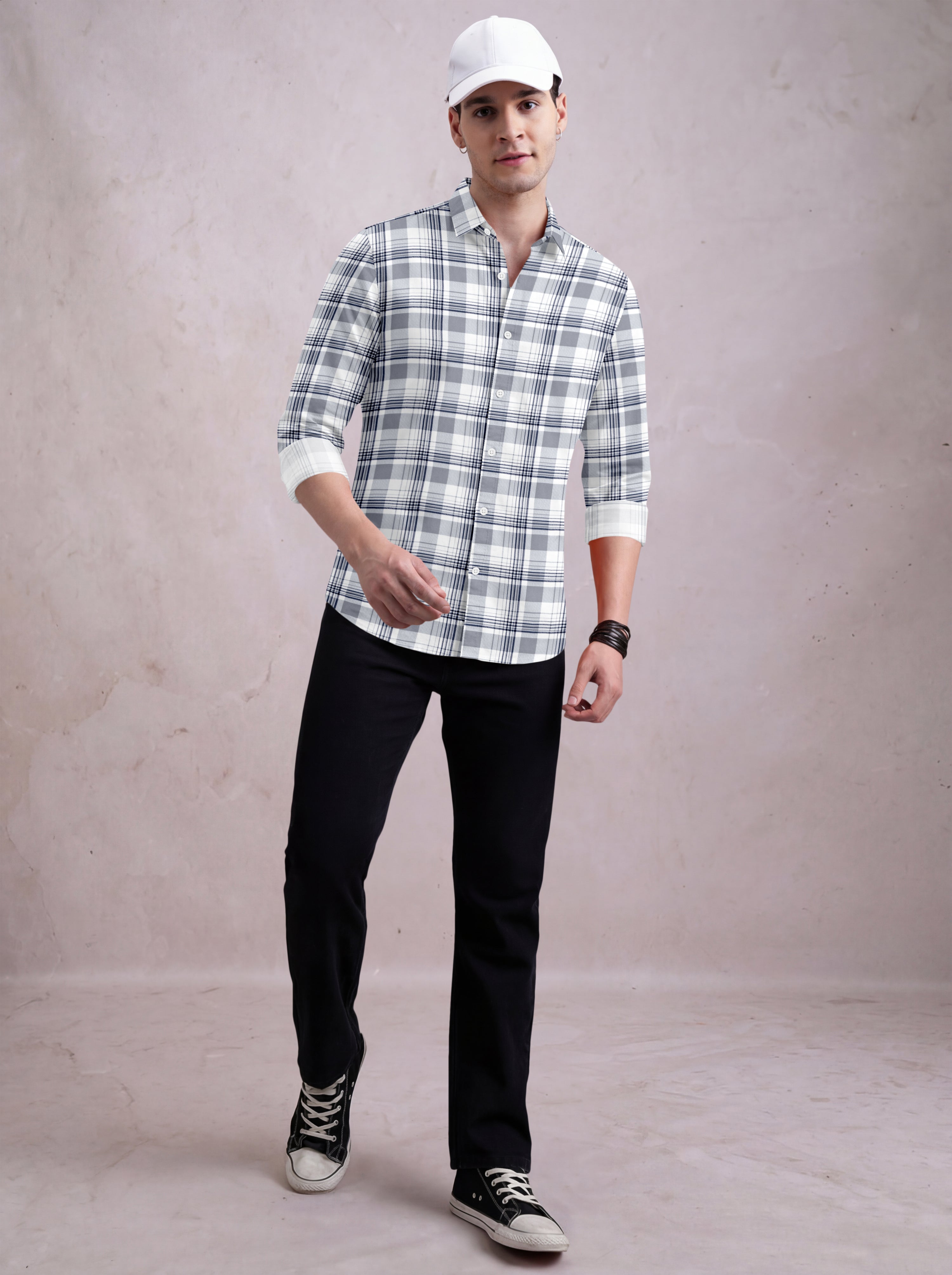 VDLooks Men’s Regular Fit Cotton Blend Full Sleeve Shirt for Everyday Wear