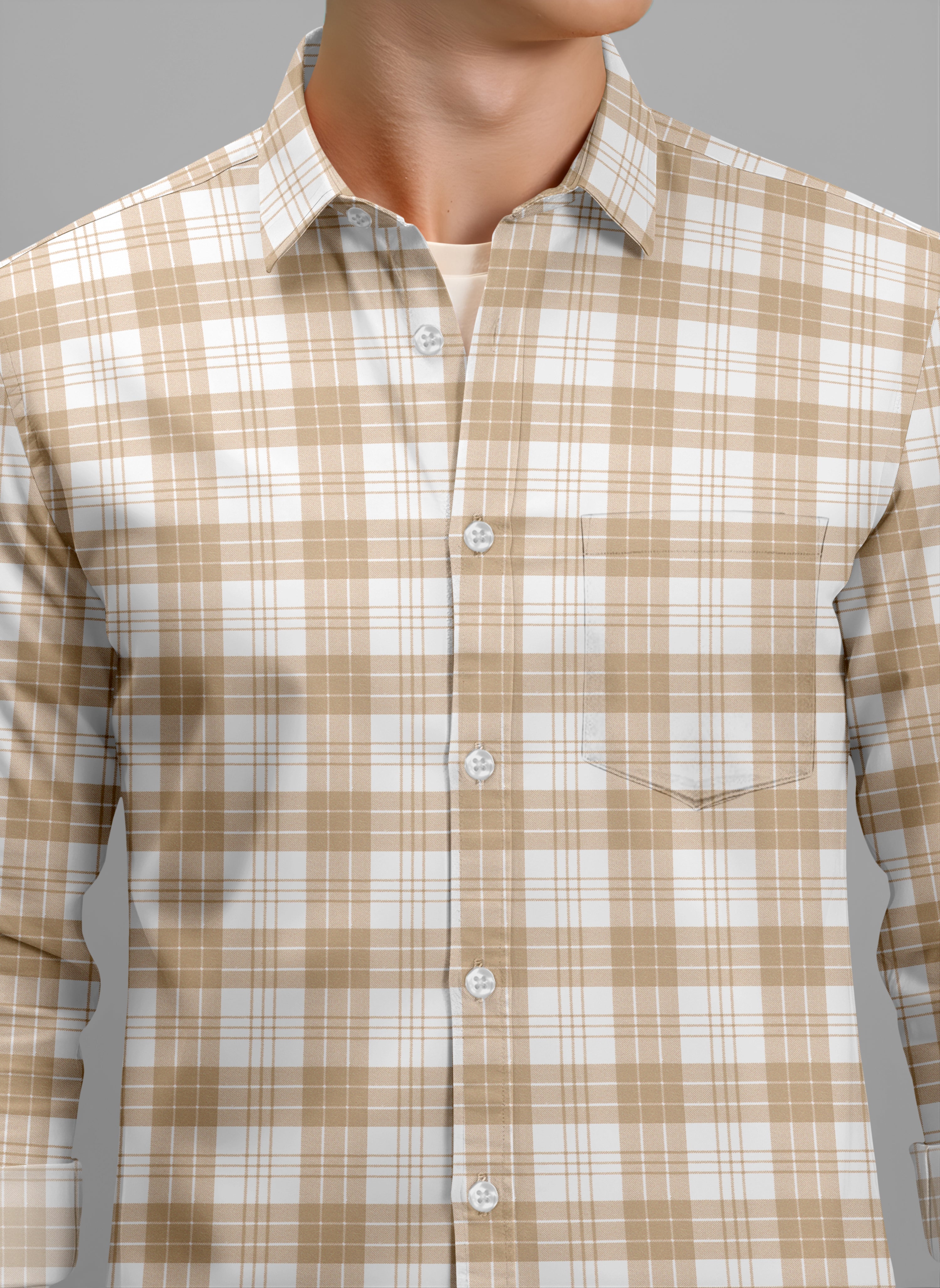 VDLooks Men’s Regular Fit Cotton Blend Full Sleeve Shirt for Smart Everyday Wear