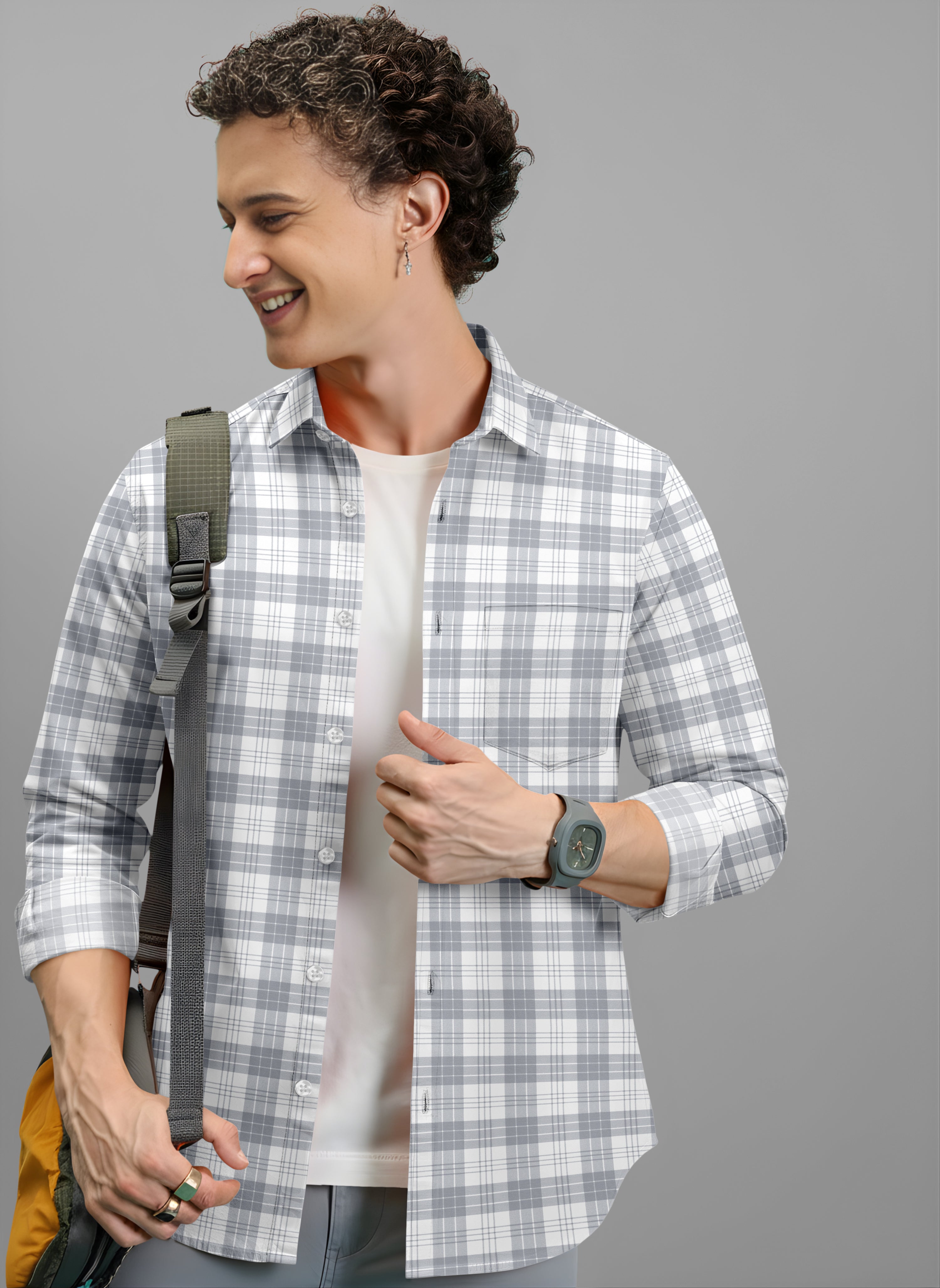 VDLooks Men’s Regular Fit Cotton Blend Full Sleeve Shirt for Smart Everyday Wear