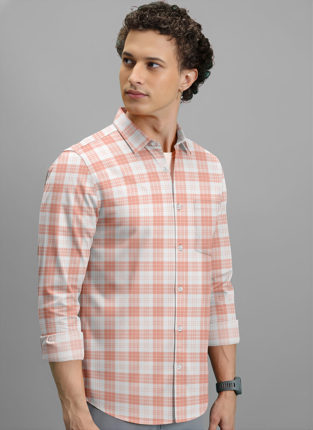 VDLooks Men’s Regular Fit Cotton Blend Full Sleeve Shirt for Smart Everyday Wear