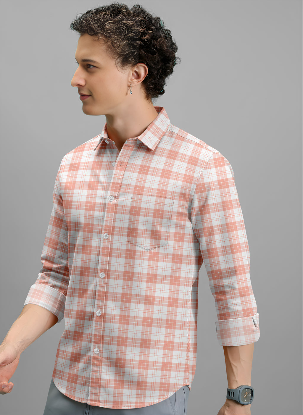 VDLooks Men’s Regular Fit Cotton Blend Full Sleeve Shirt for Smart Everyday Wear